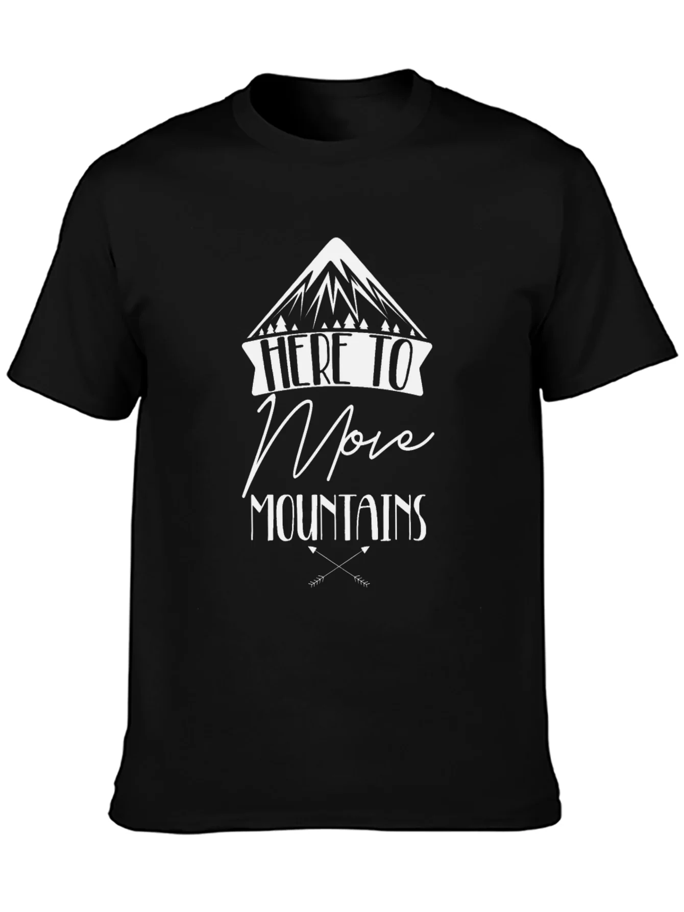 Here to Move Mountains Graphic Tee