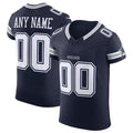 Custom D.Cowboys Navy Scarlet Vapor F.U.S.E. Elite Jersey Stitched American Football Jerseys