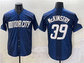 Detroit Tigers #39 Zach McKinstry 2024 Navy City Connect Cool Base Limited Stitched Baseball Jersey
