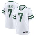 New York Jets Justin Fields Legacy White Game Jersey