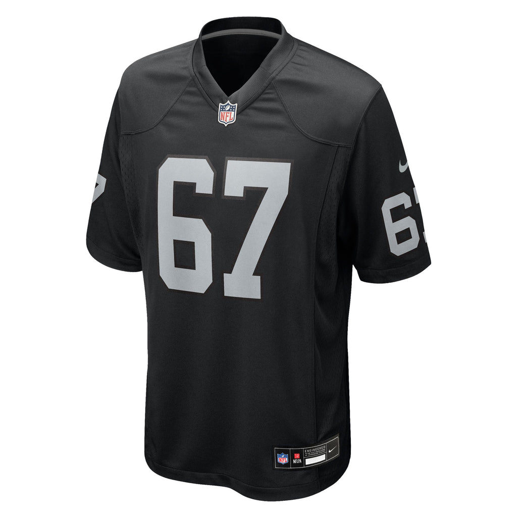 Las Vegas Raiders Will Putnam Black Team Game Jersey