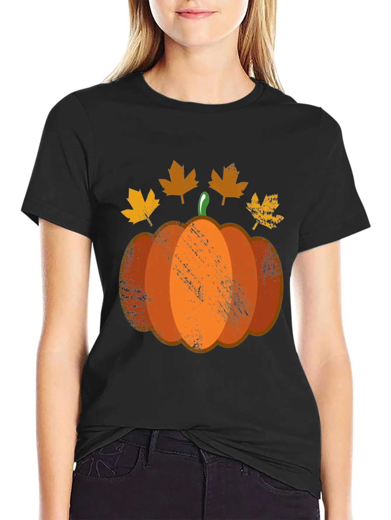 Fall Pumpkin T-Shirt - Autumn Harvest Apparel