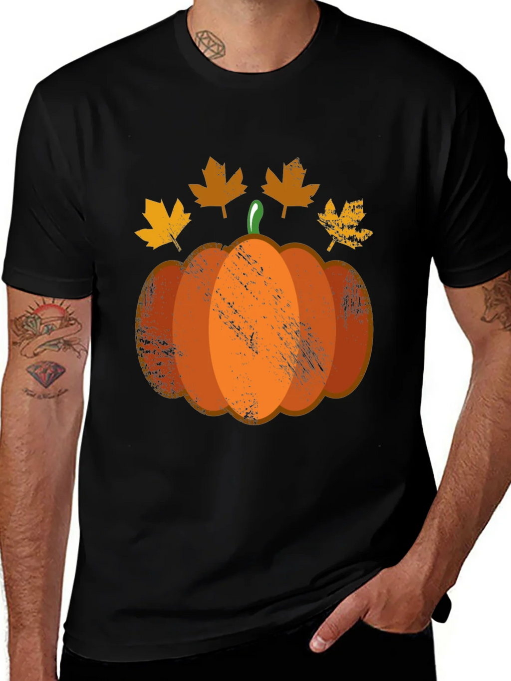 Fall Pumpkin T-Shirt - Autumn Harvest Apparel