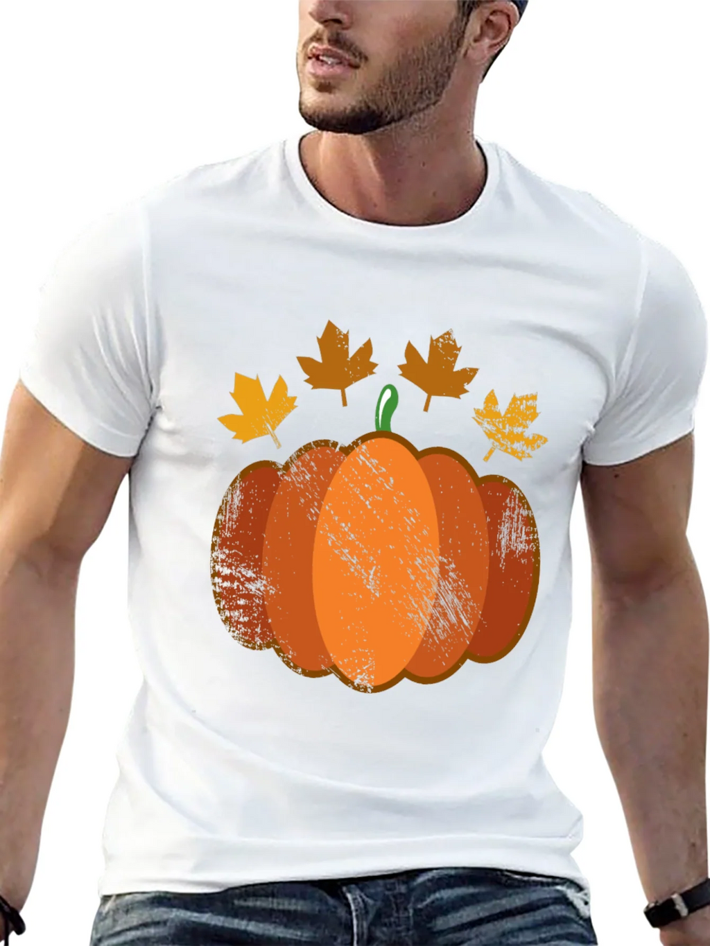 Fall Pumpkin T-Shirt - Autumn Harvest Apparel