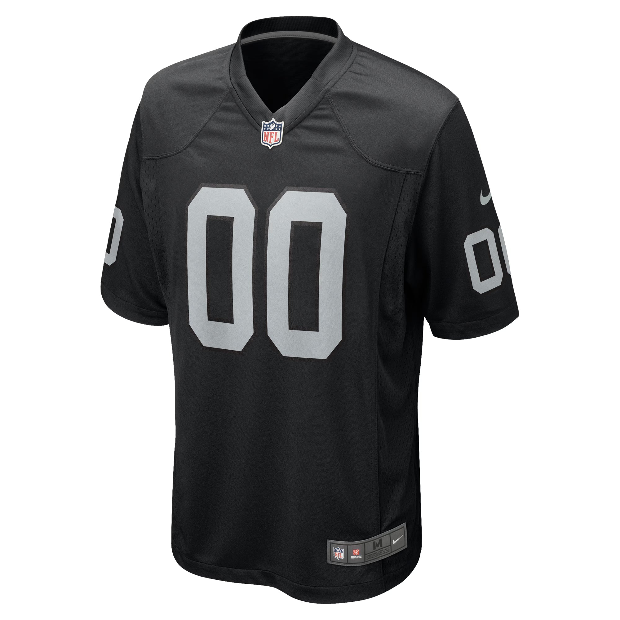 Las Vegas Raiders Black Custom Game Jersey