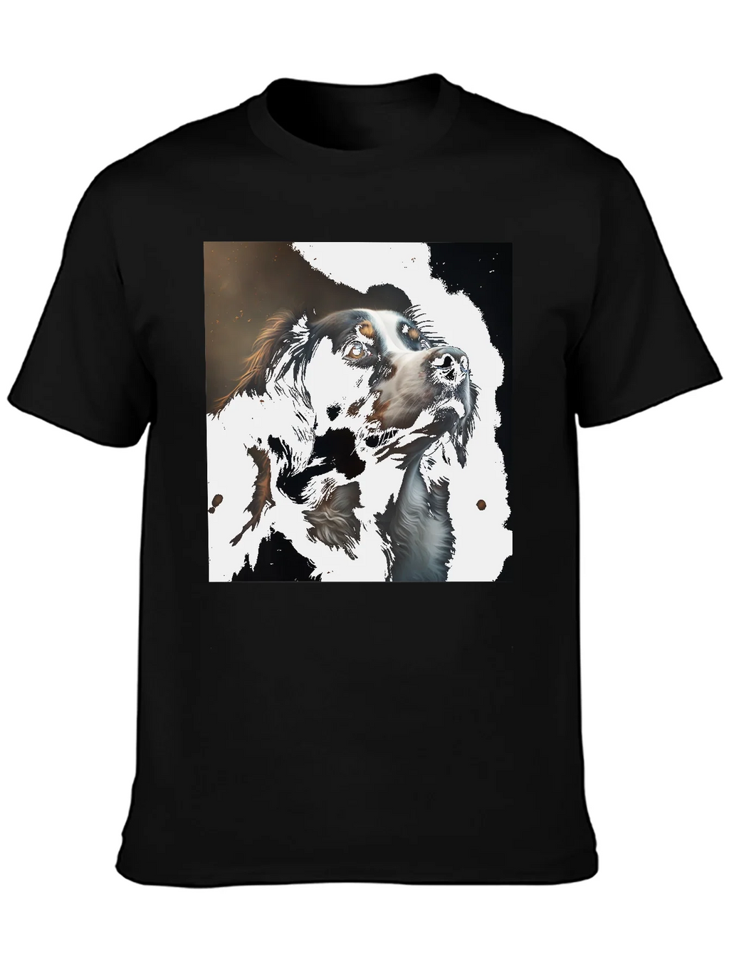 Dog Art T-Shirt - Stylish Canine Graphic Tee