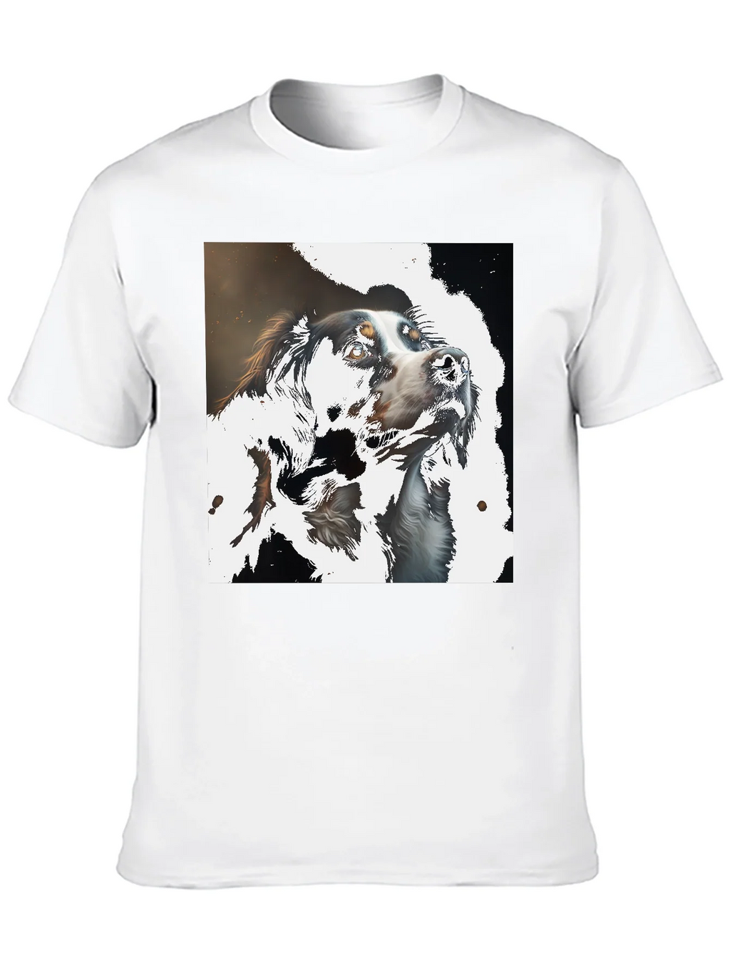 Dog Art T-Shirt - Stylish Canine Graphic Tee