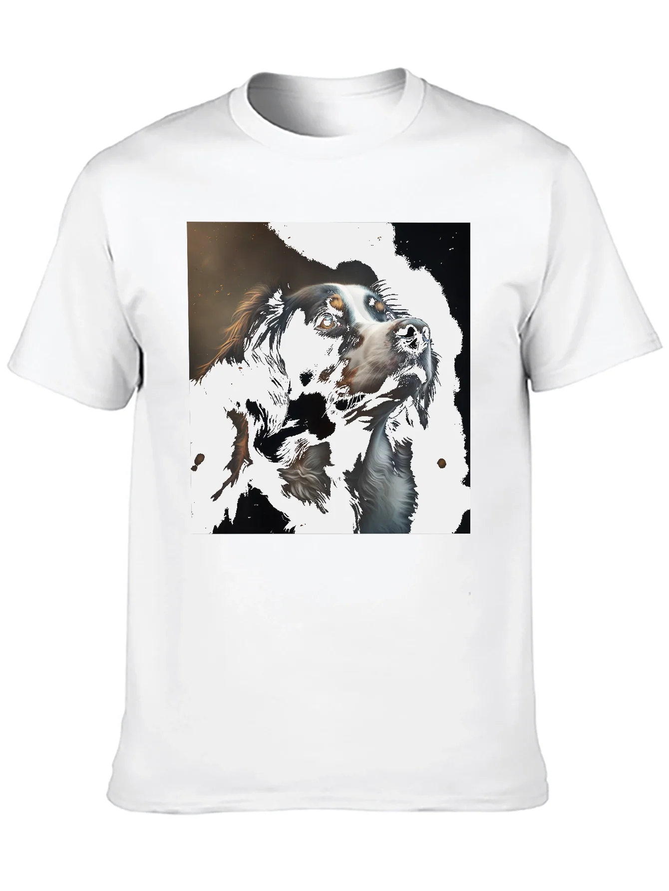 Dog Art T-Shirt - Stylish Canine Graphic Tee