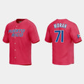#71 JOVANI MORAN PUERTO RICO BASEBALL 2023 WORLD BASEBALL CLASSIC JERSEYC RED Stitches Baseball Jerseys