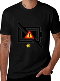 Social Battery Low T-Shirt - Introvert Humor Tee