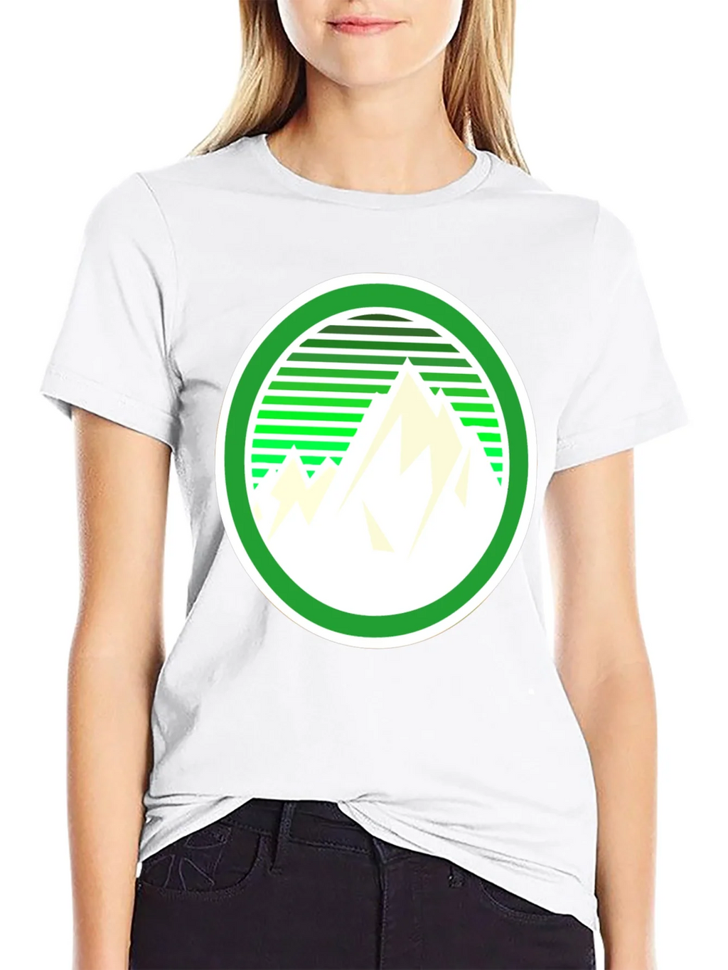 Mountain Graphic Tee - Retro Style