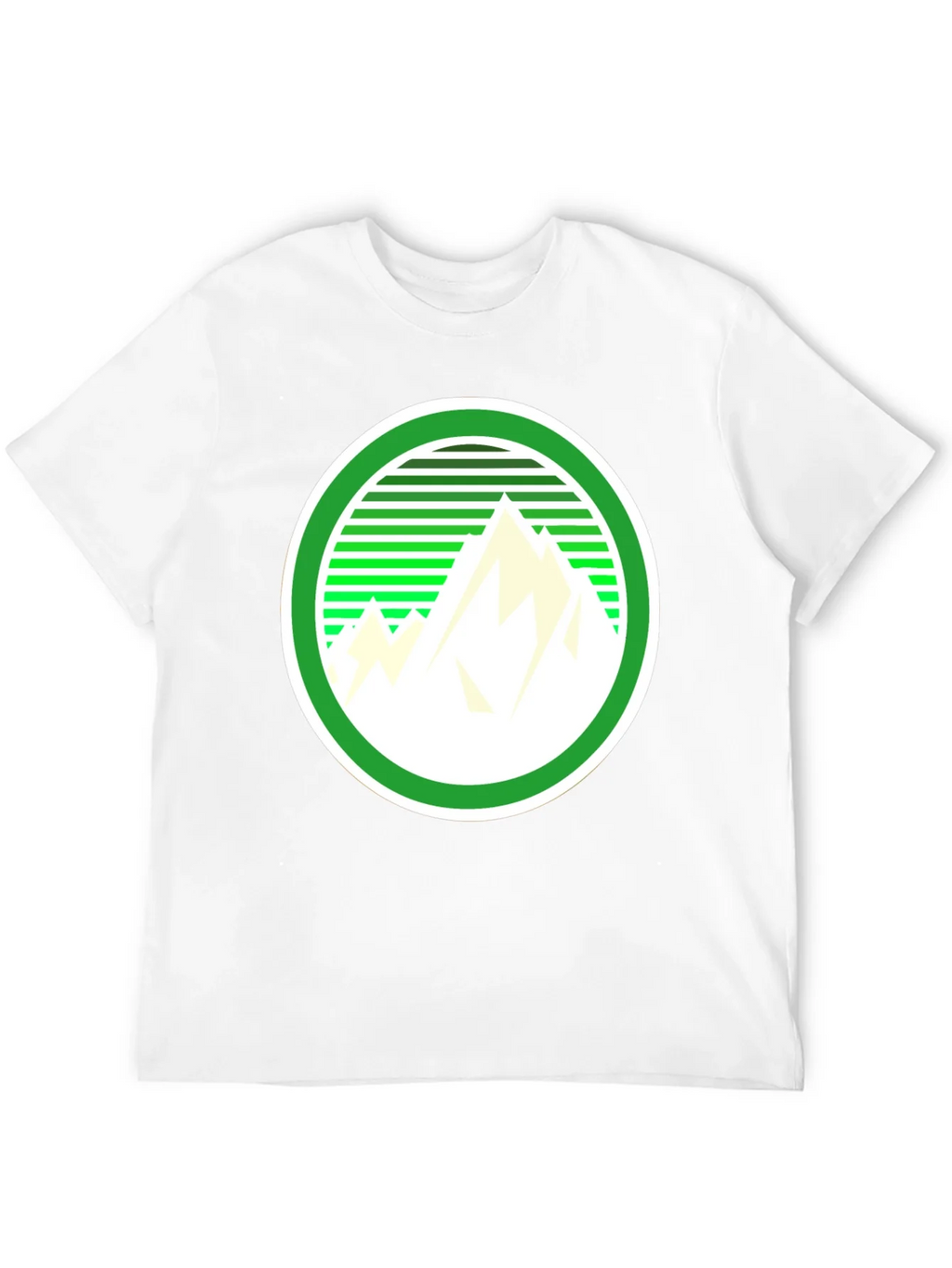 Mountain Graphic Tee - Retro Style