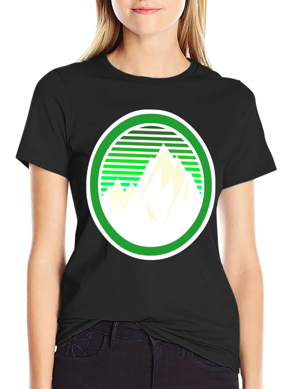 Mountain Graphic Tee - Retro Style
