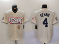 New York Yankees #4 Lou Gehrig Cream Limited Stitched Baseball Jersey