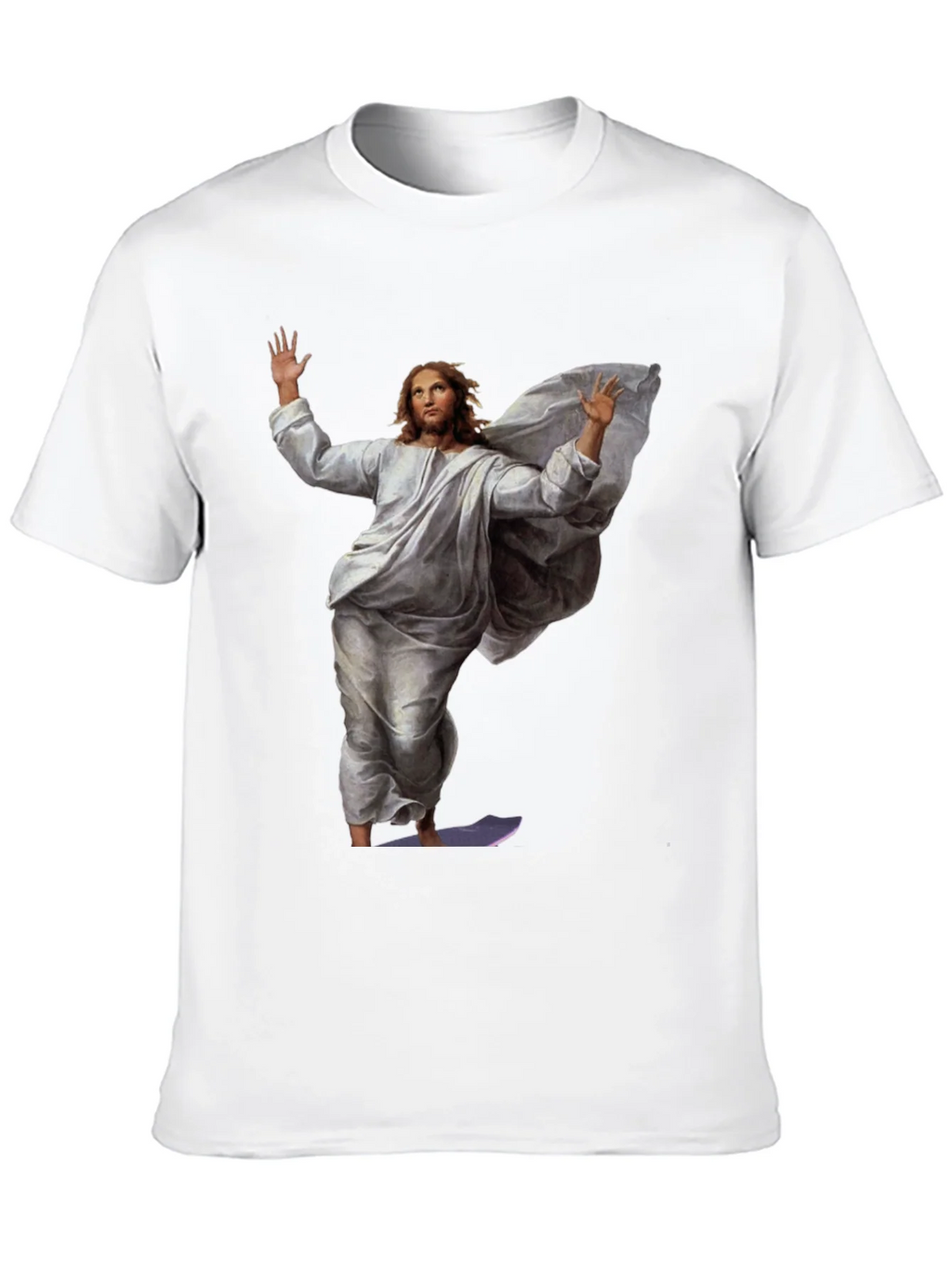 Jesus Surfing Graphic Tee - Black