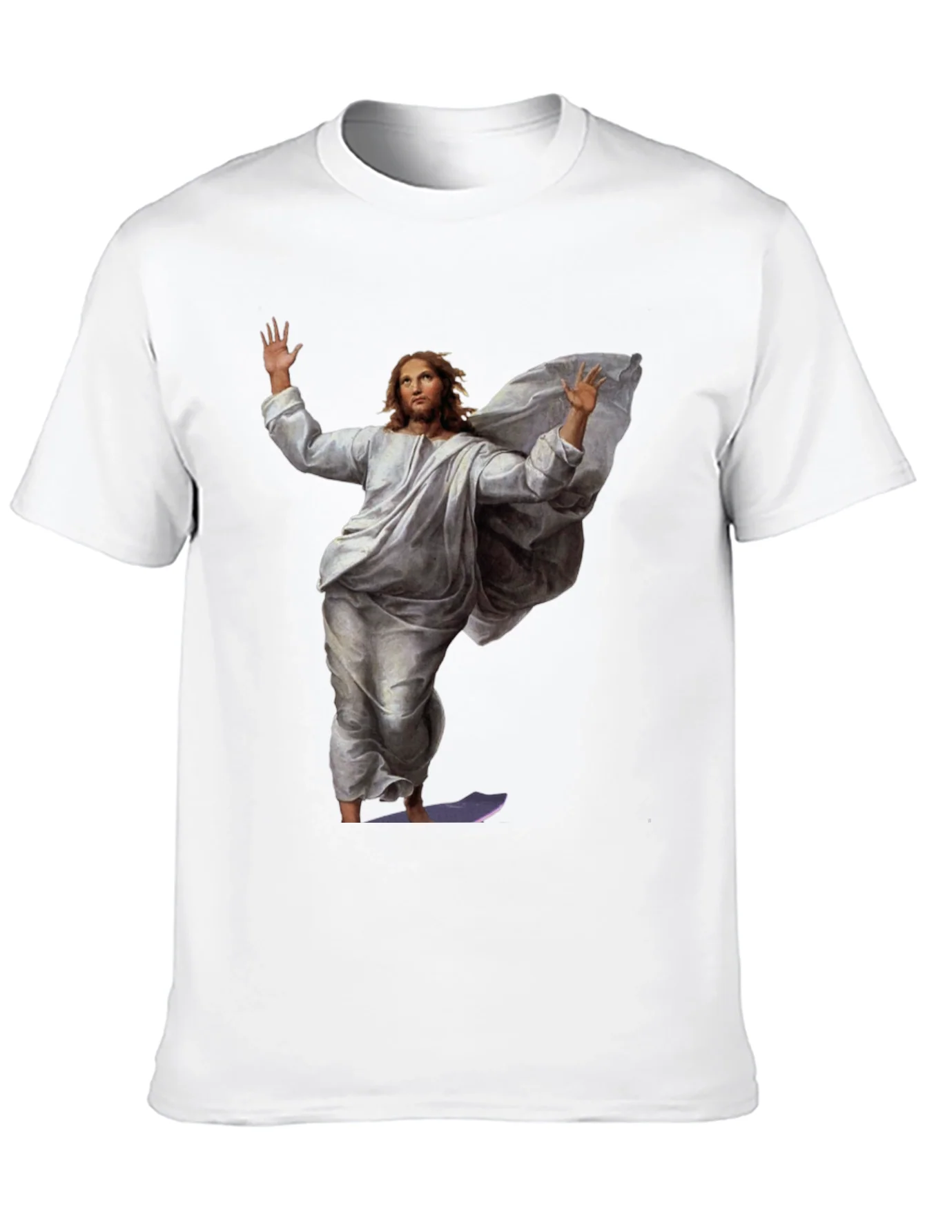 Jesus Surfing Graphic Tee - Black