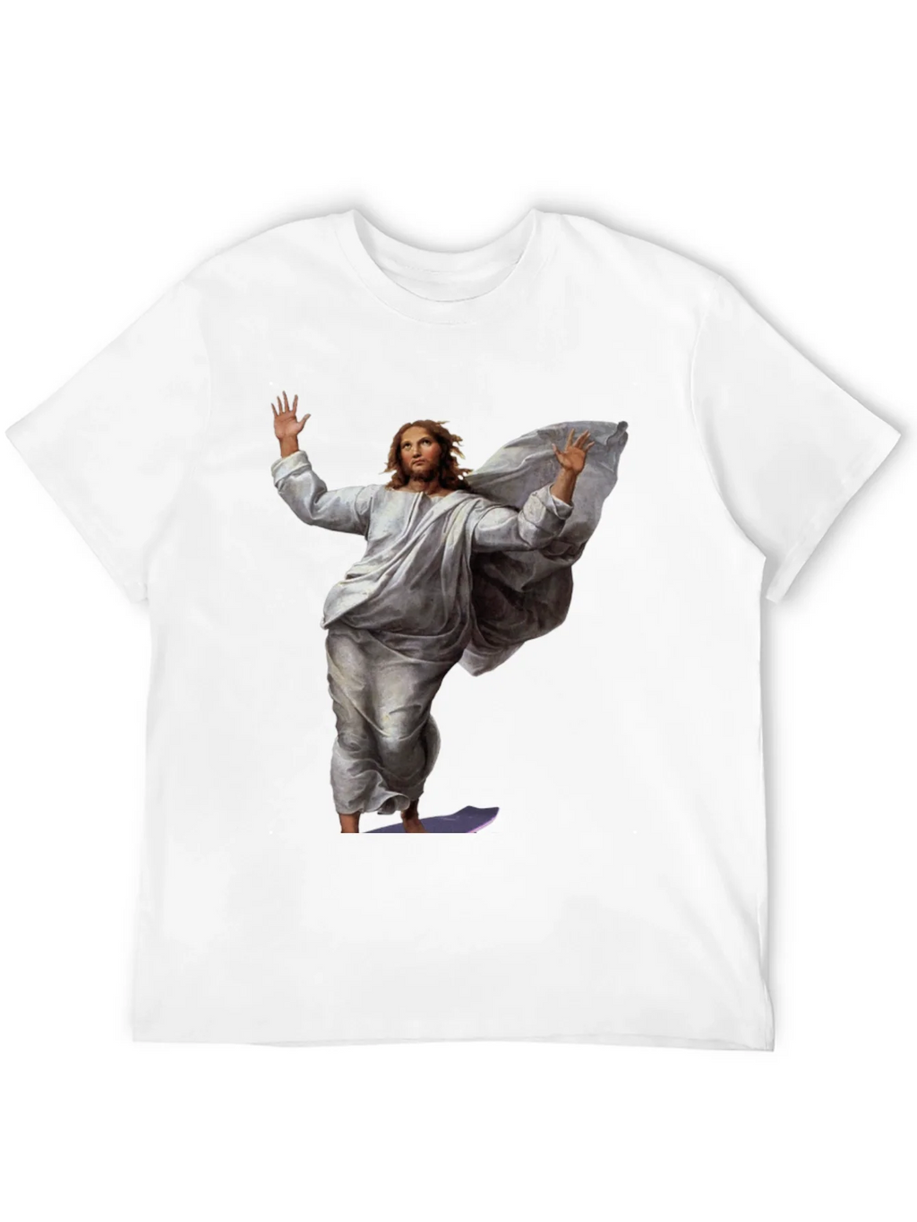 Jesus Surfing Graphic Tee - Black