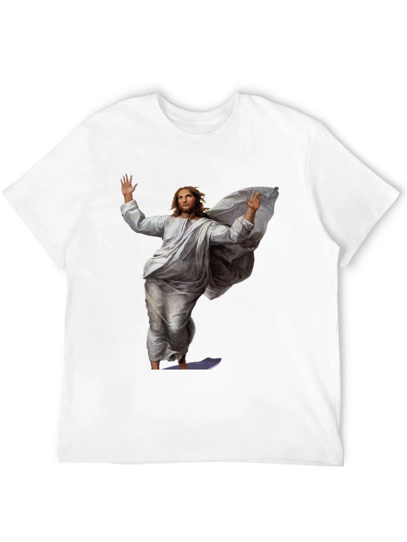 Jesus Surfing Graphic Tee - Black