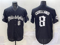 Philadelphia Phillies #8 Nick Castellanos Black Gothic Vapor Limited Stitched Baseball Jersey