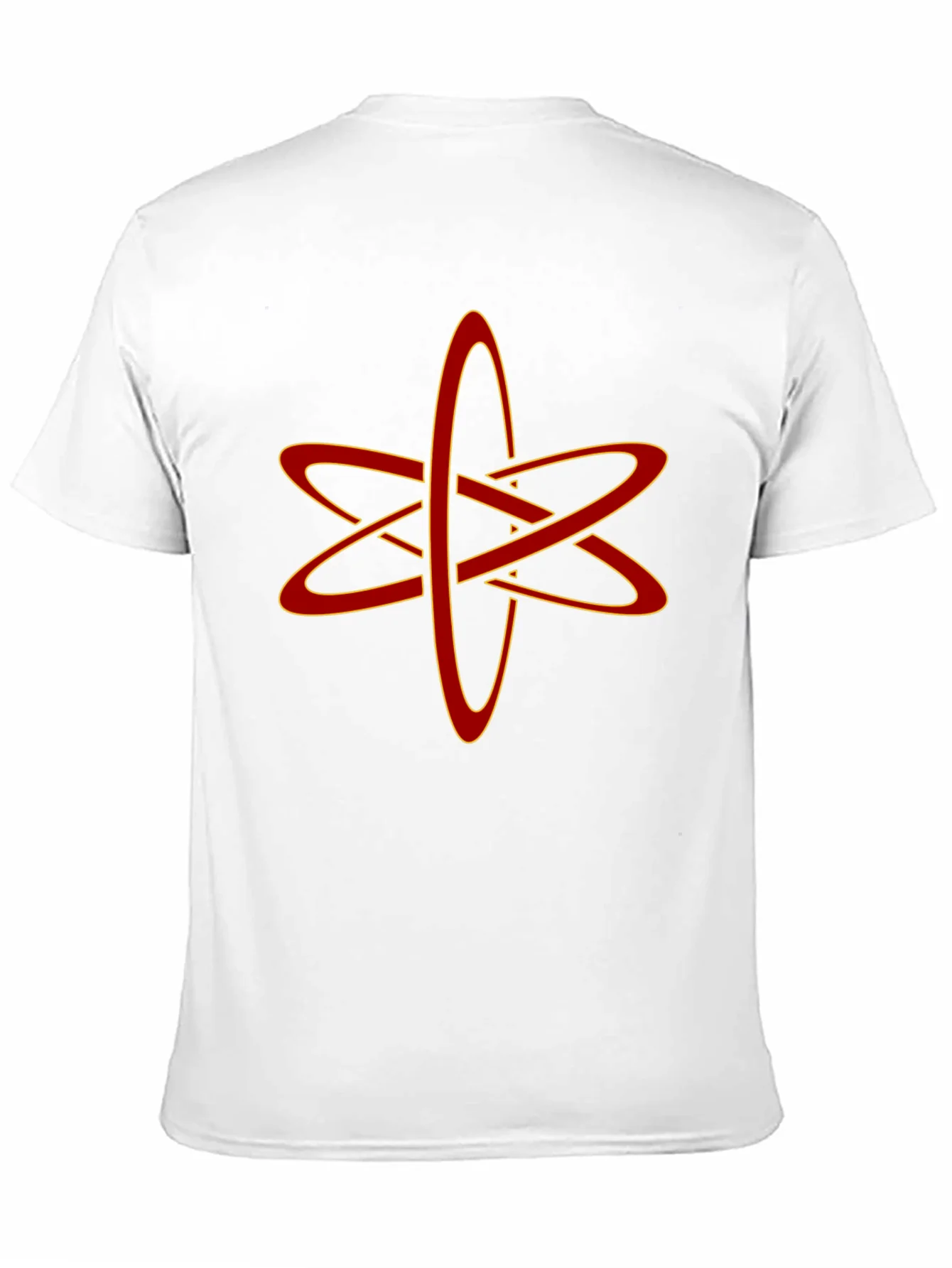 Atomic Symbol Graphic Tee - Black Cotton Blend T-Shirt