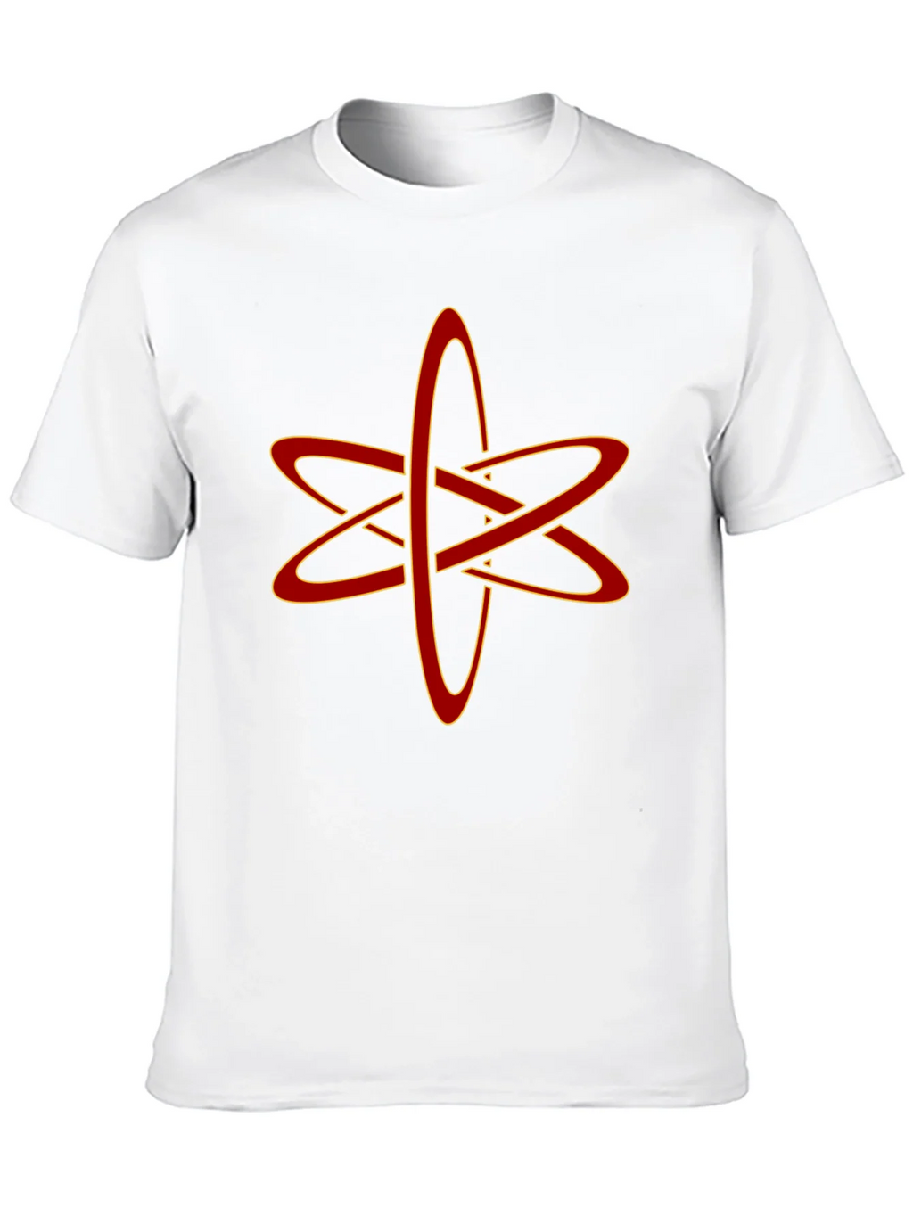 Atomic Symbol Graphic Tee - Black Cotton Blend T-Shirt