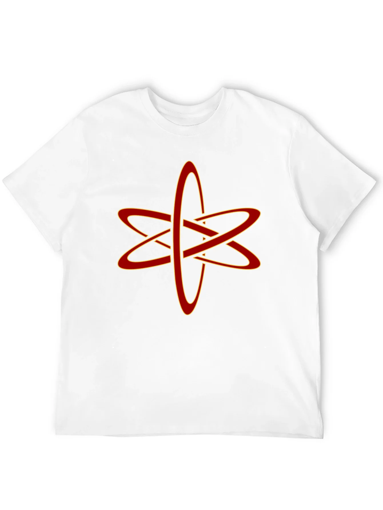 Atomic Symbol Graphic Tee - Black Cotton Blend T-Shirt