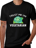 Trust Me Im Vegetarian T-Shirt Funny Cabbage Tee
