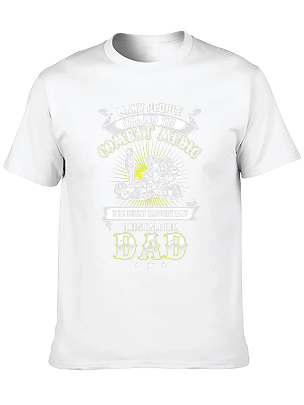 Combat Medic Dad Graphic T-Shirt
