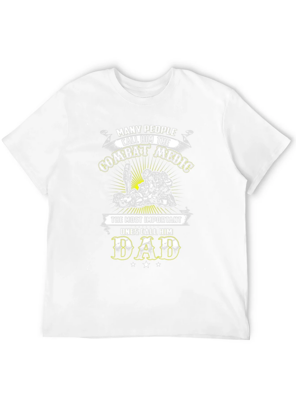 Combat Medic Dad Graphic T-Shirt