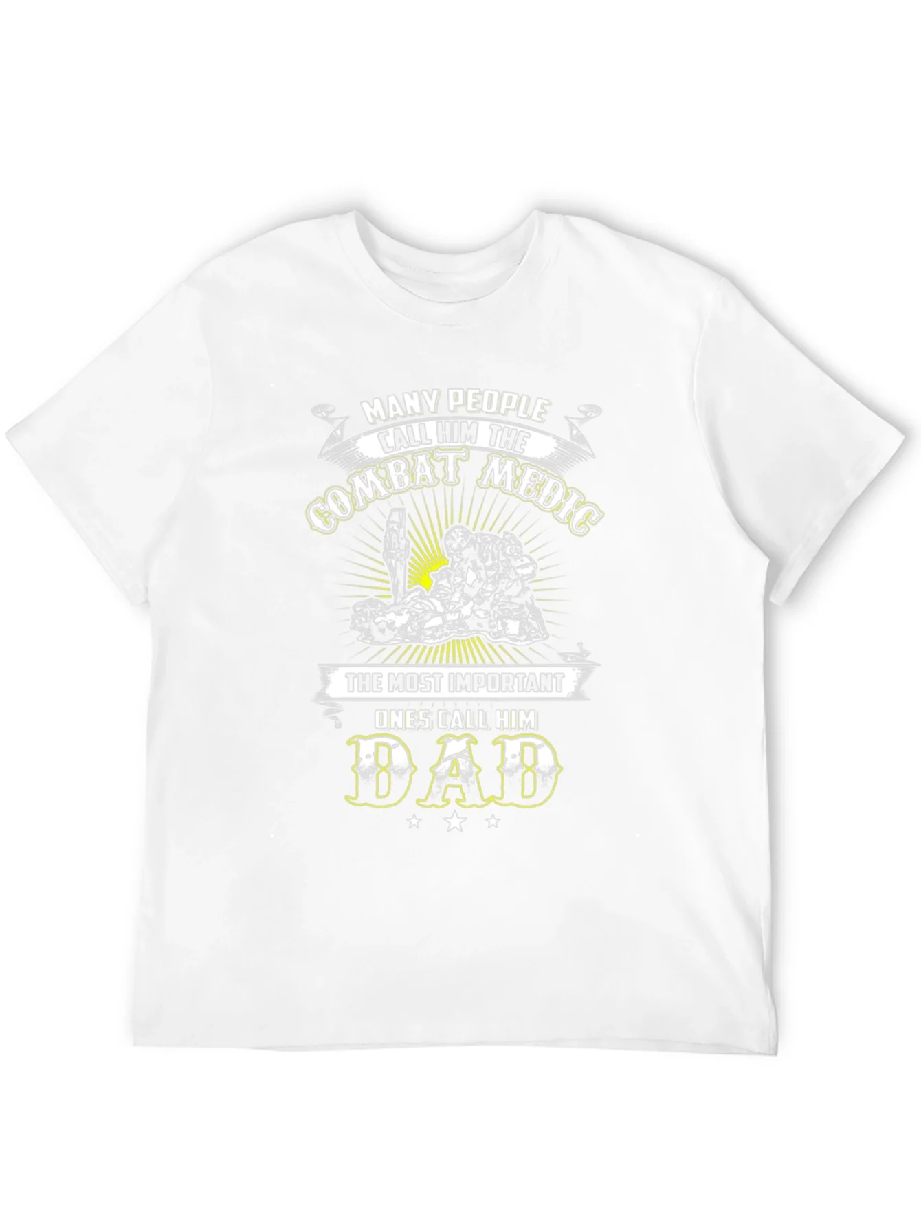 Combat Medic Dad Graphic T-Shirt