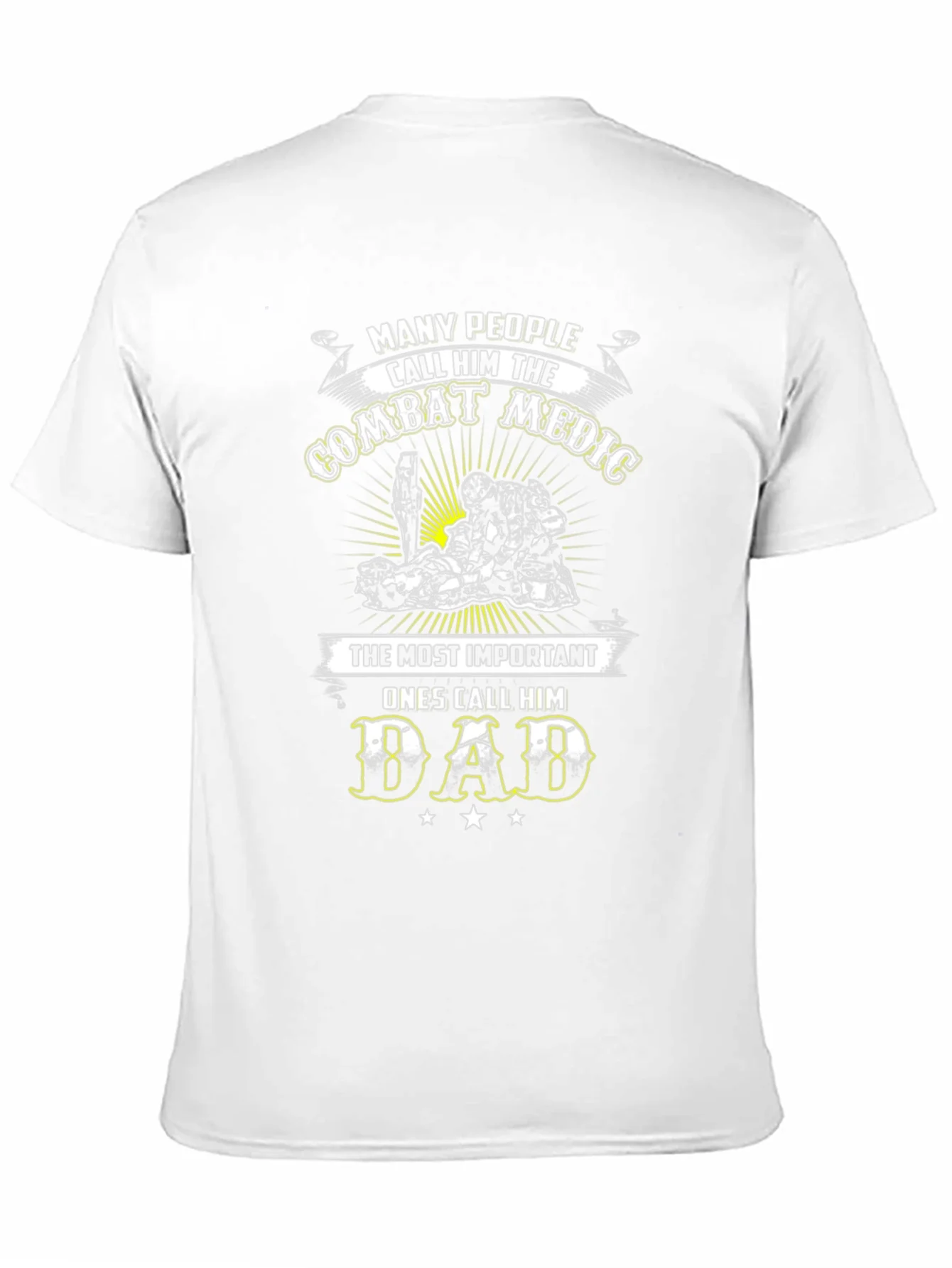 Combat Medic Dad Graphic T-Shirt