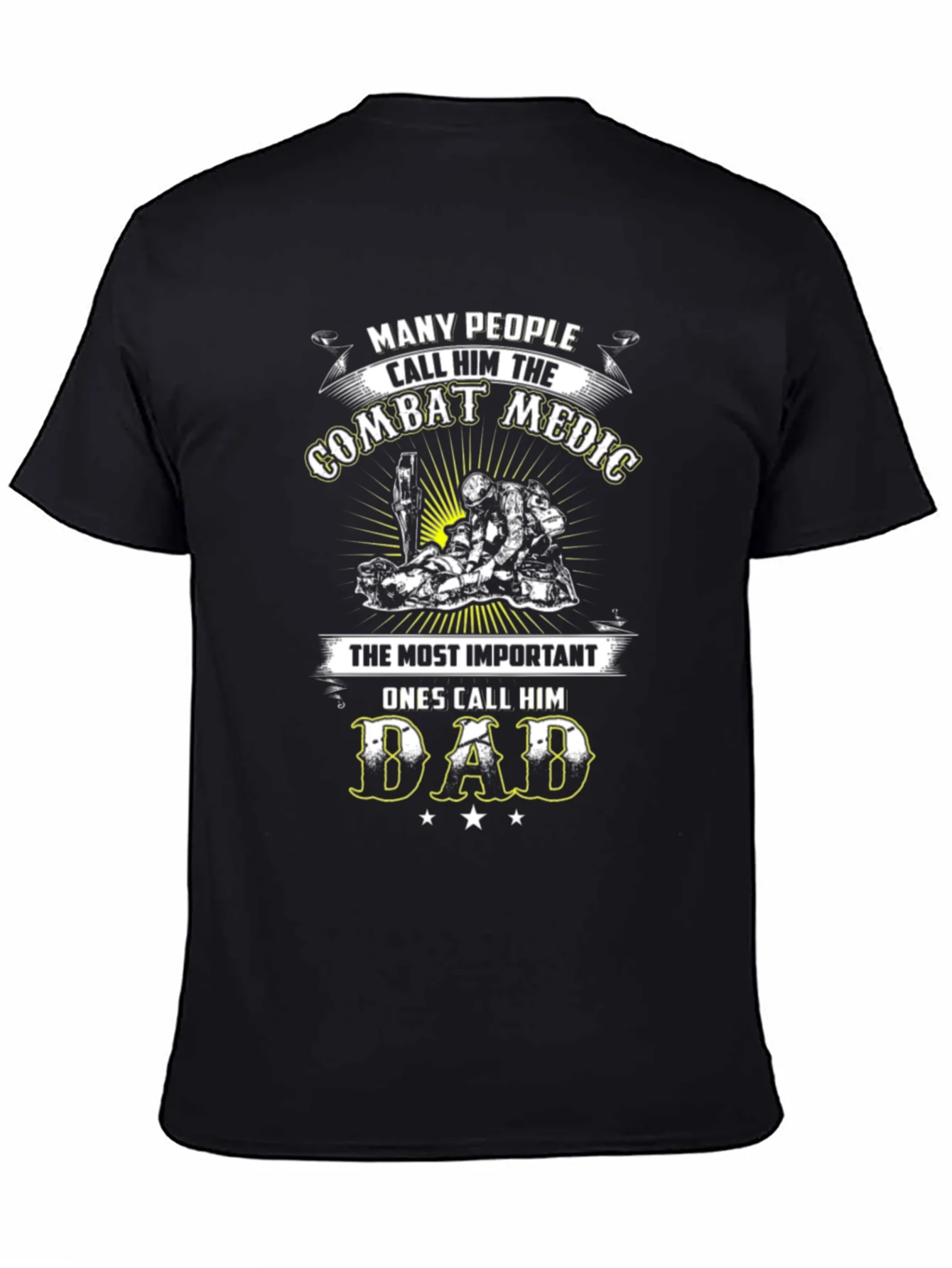 Combat Medic Dad Graphic T-Shirt