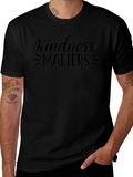 Kindness Matters Graphic Tee - Black