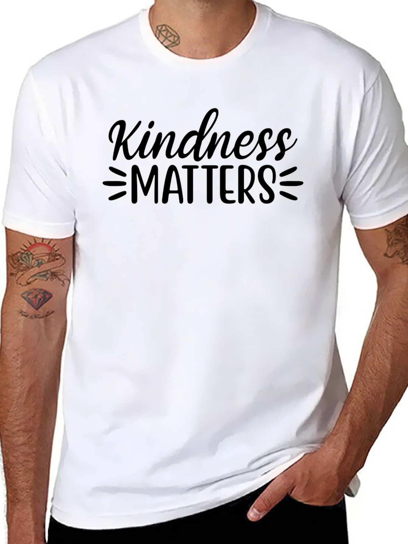 Kindness Matters Graphic Tee - Black