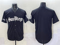 San Diego Padres Blank Black Gothic Edition Vapor Limited Stitched Baseball Jersey