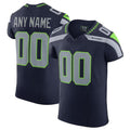 Custom S.Seahawks College Navy Scarlet Vapor F.U.S.E. Elite Jersey Stitched American Football Jerseys