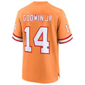 TB.Buccaneers #14 Chris Godwin Jr. Creamsicle 50th Season Game American Football Jerseys