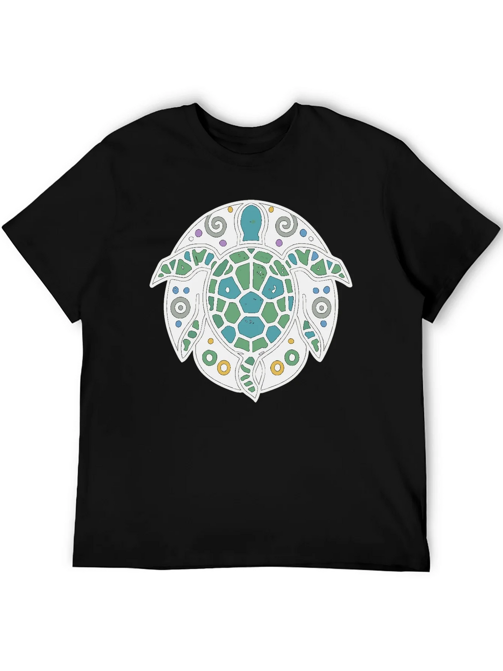 Turtle Graphic Tee - Stylish Black T-Shirt