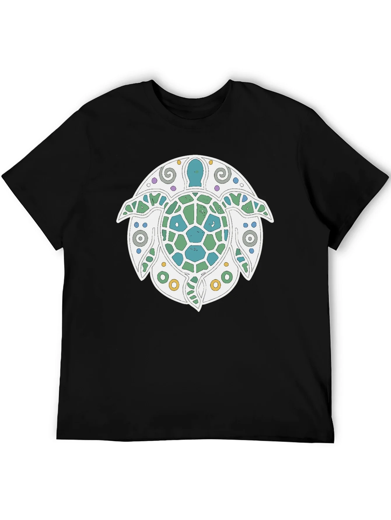Turtle Graphic Tee - Stylish Black T-Shirt
