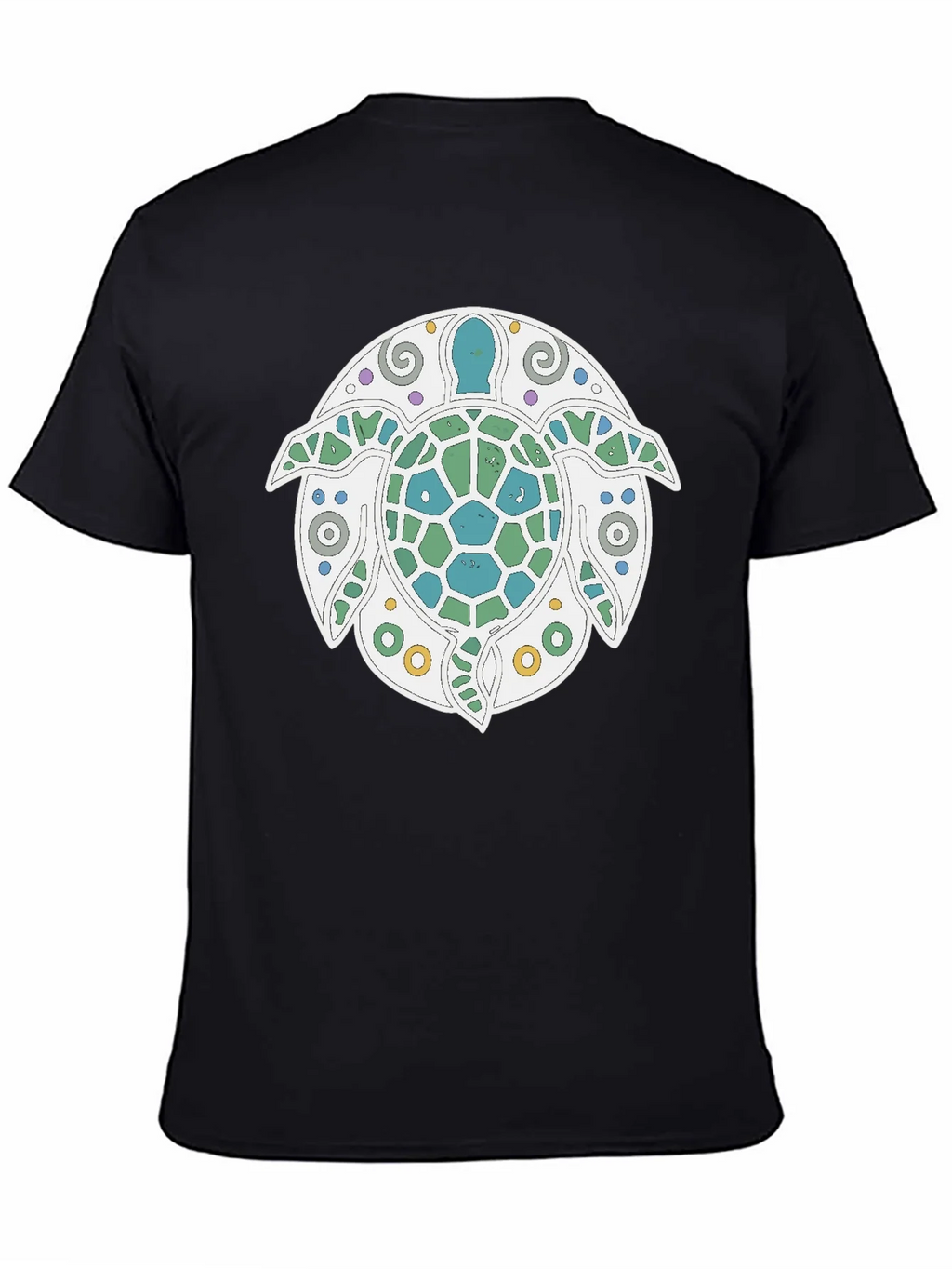 Turtle Graphic Tee - Stylish Black T-Shirt