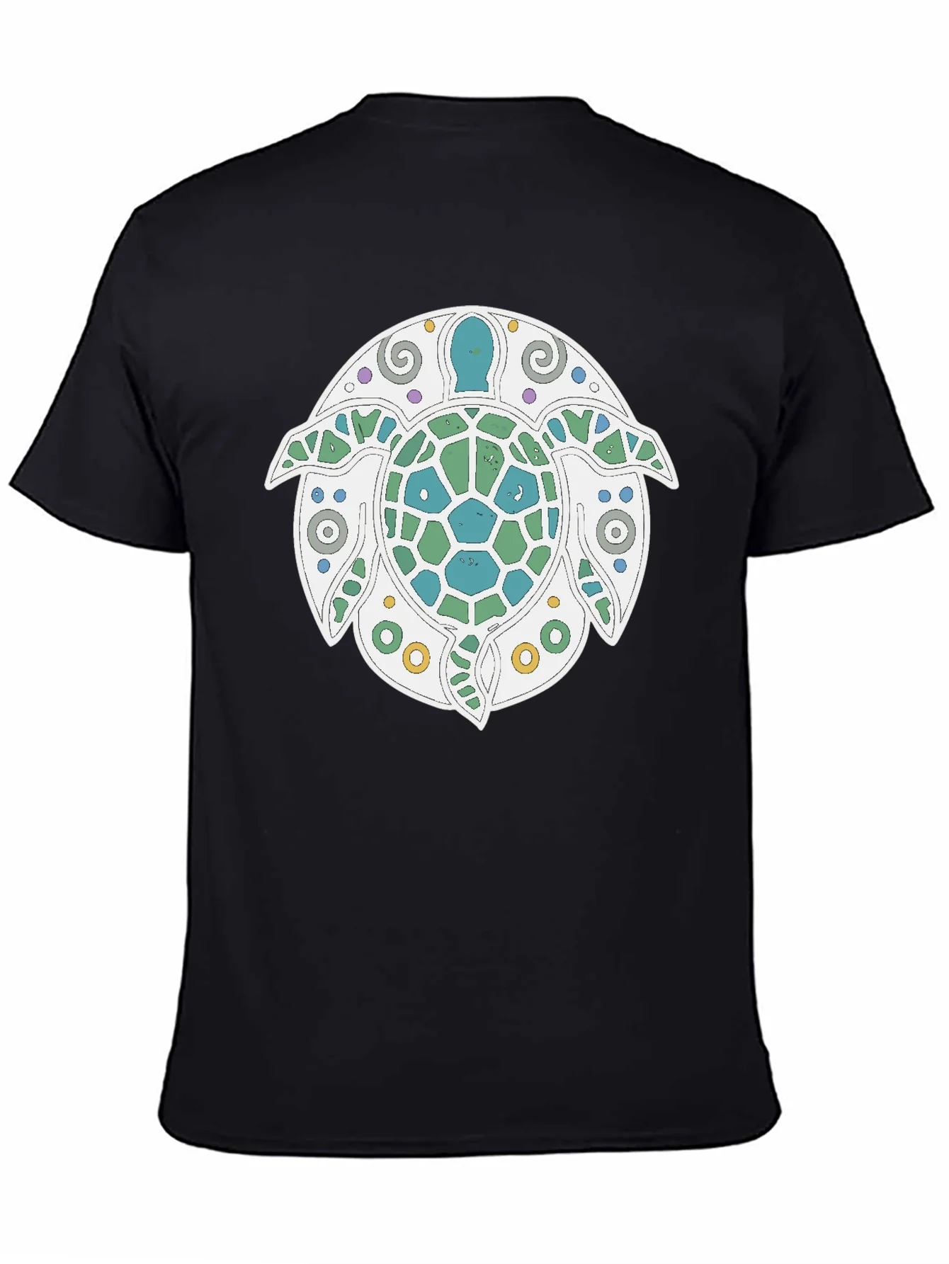 Turtle Graphic Tee - Stylish Black T-Shirt