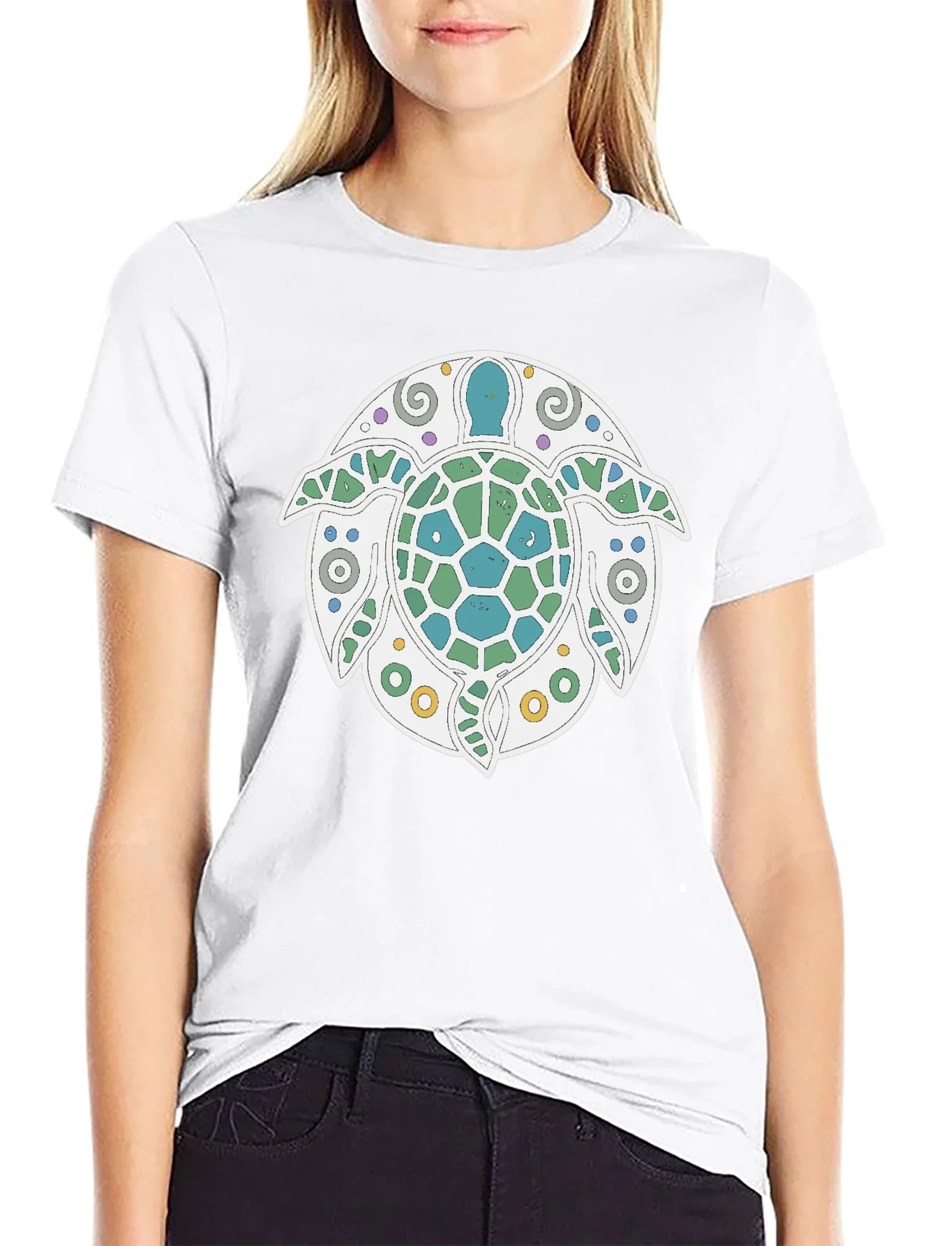 Turtle Graphic Tee - Stylish Black T-Shirt