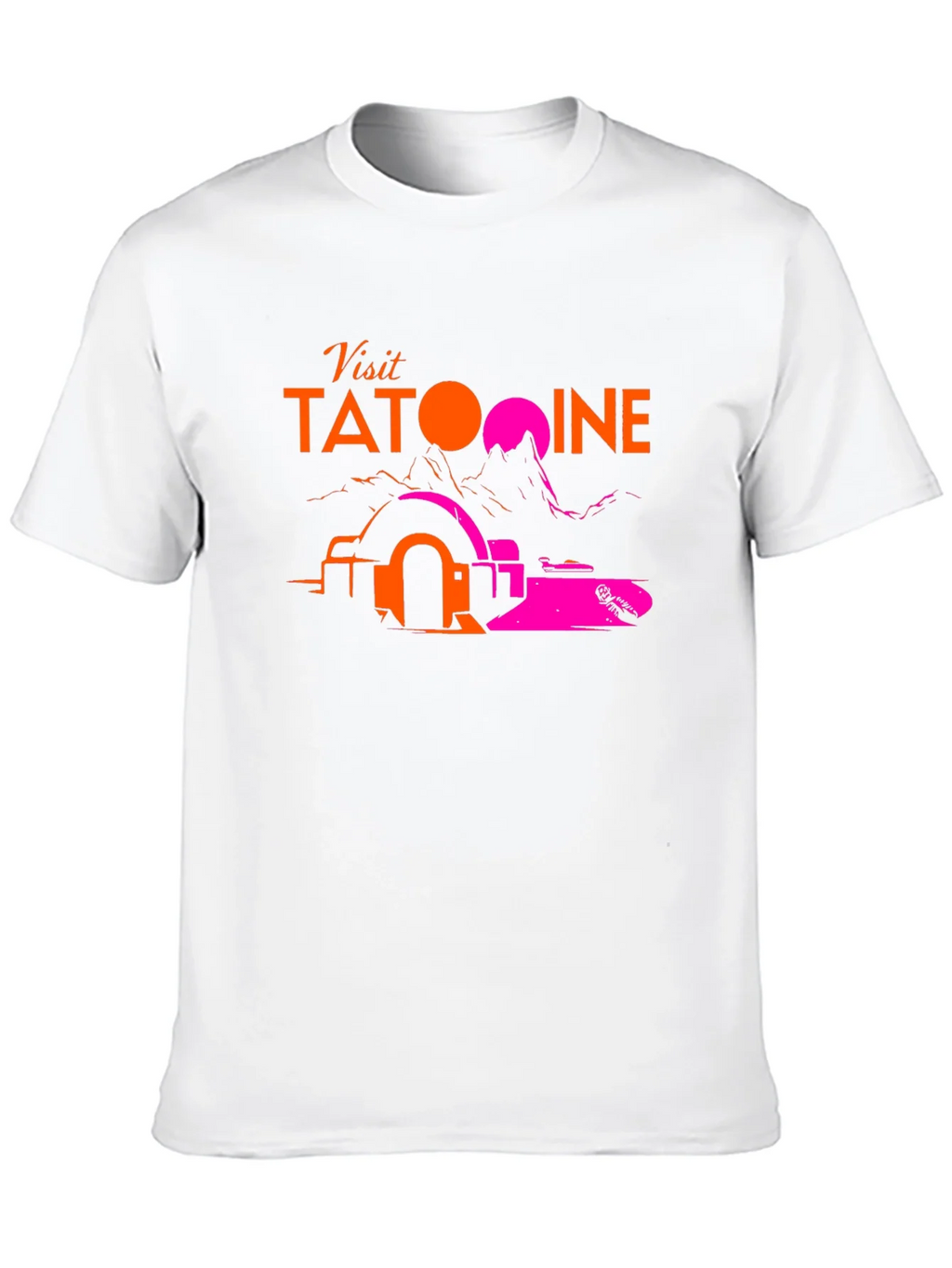 Visit Tatooine Black T-Shirt - Sci-Fi Graphic Tee
