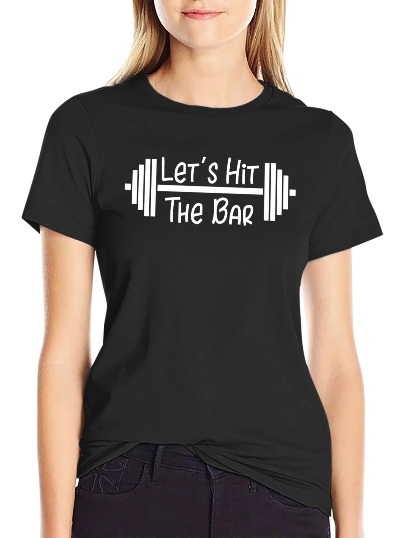 Lets Hit The Bar Workout T-Shirt