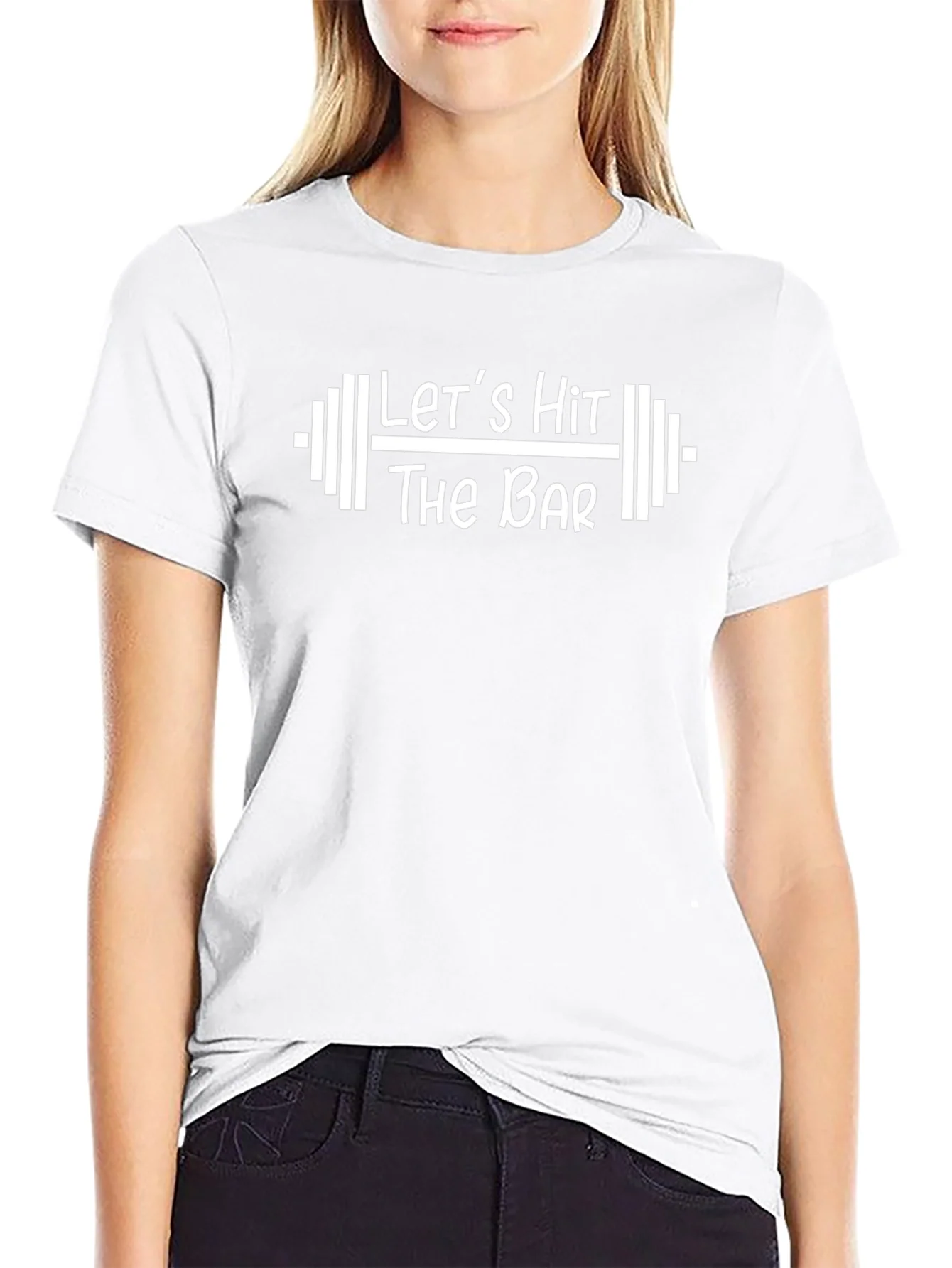 Lets Hit The Bar Workout T-Shirt