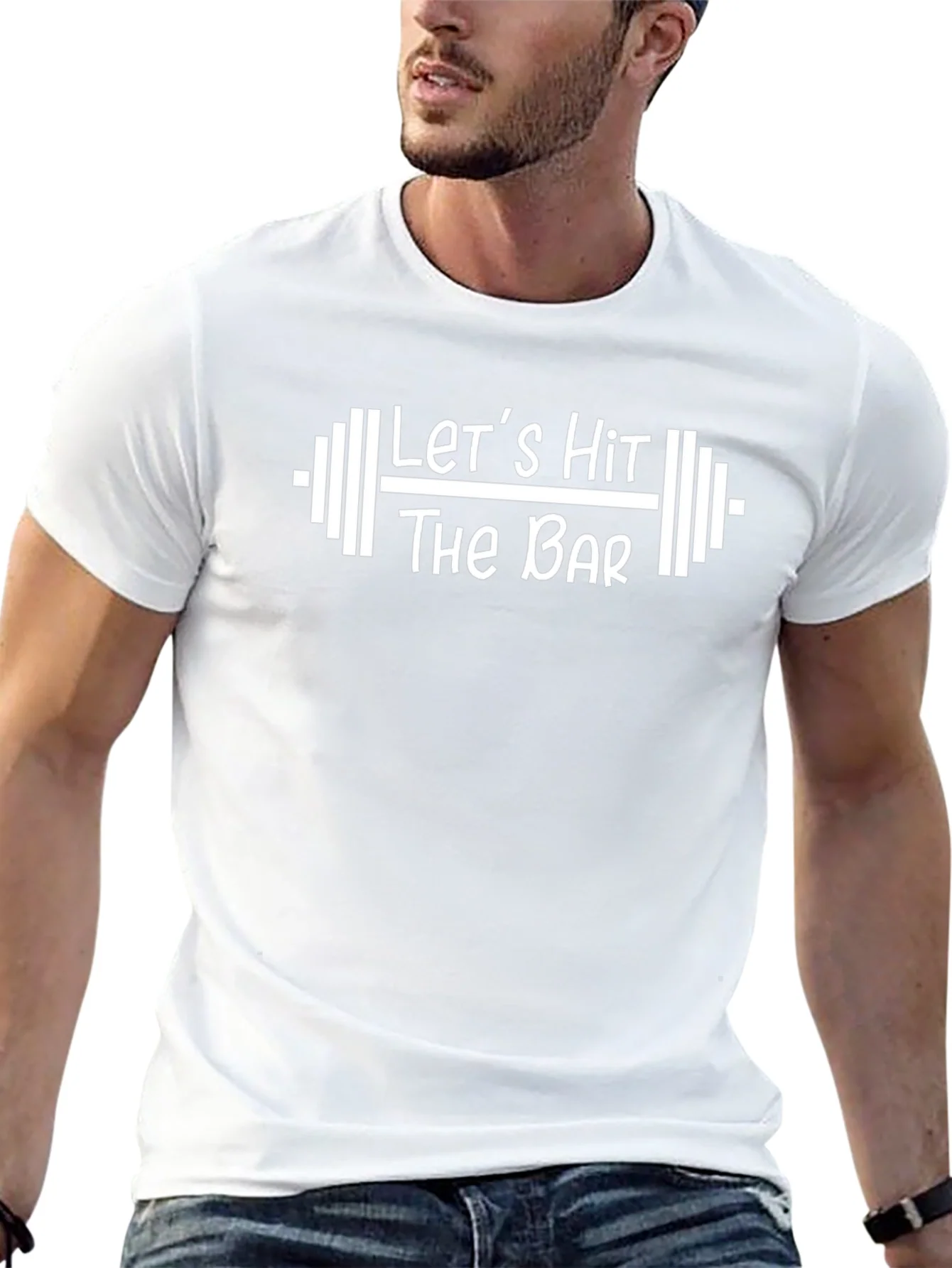Lets Hit The Bar Workout T-Shirt