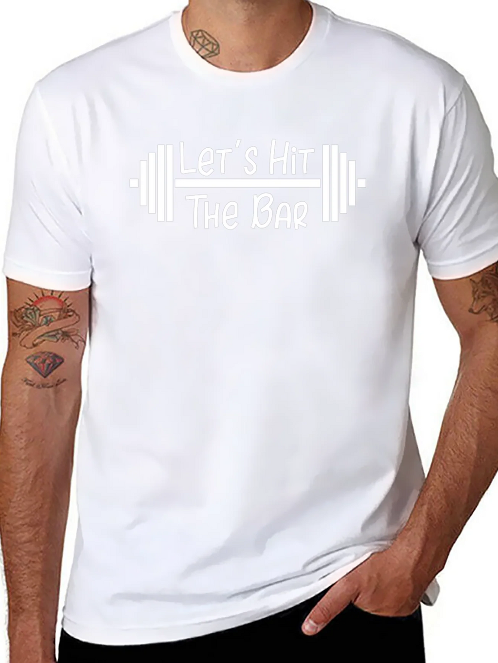 Lets Hit The Bar Workout T-Shirt