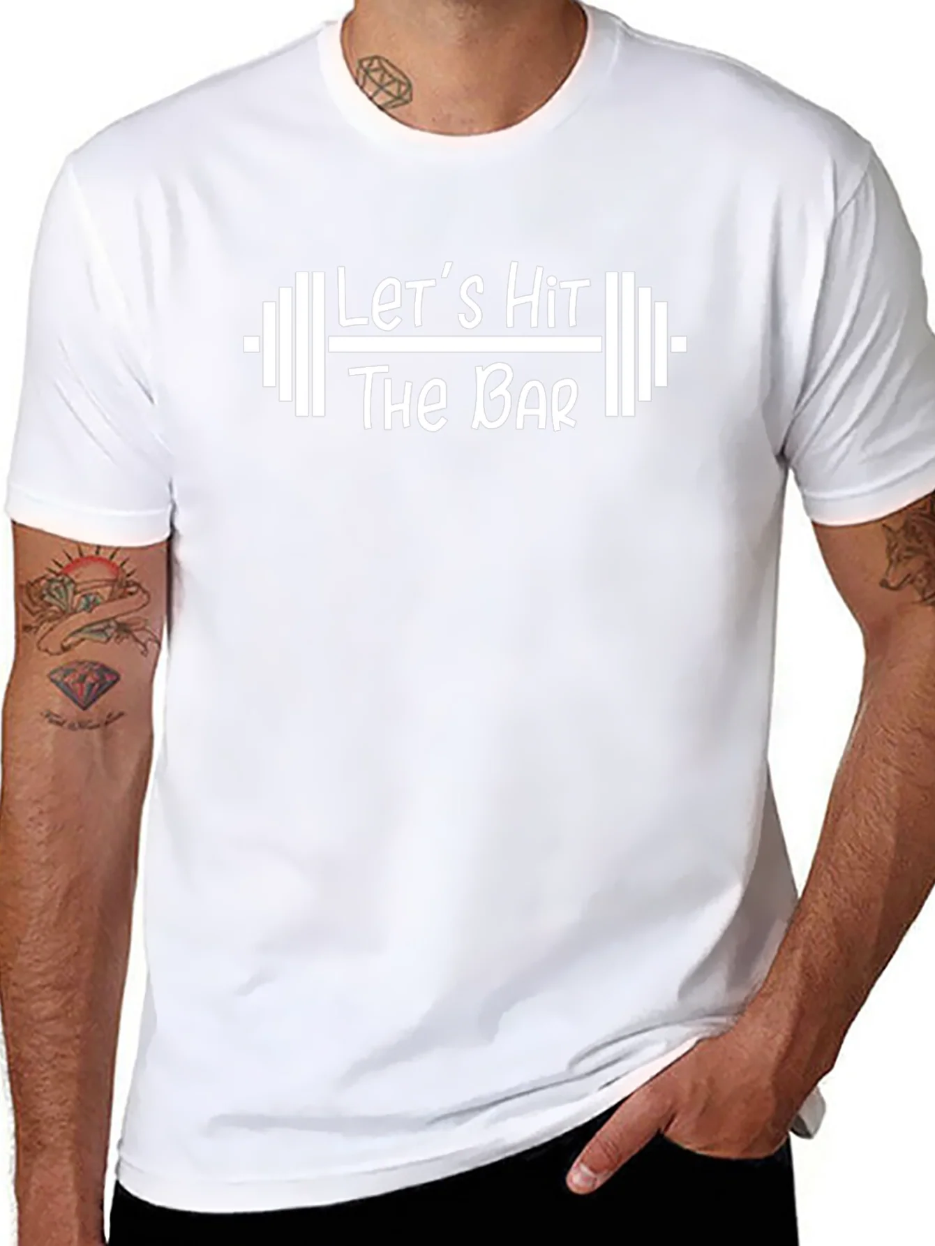 Lets Hit The Bar Workout T-Shirt