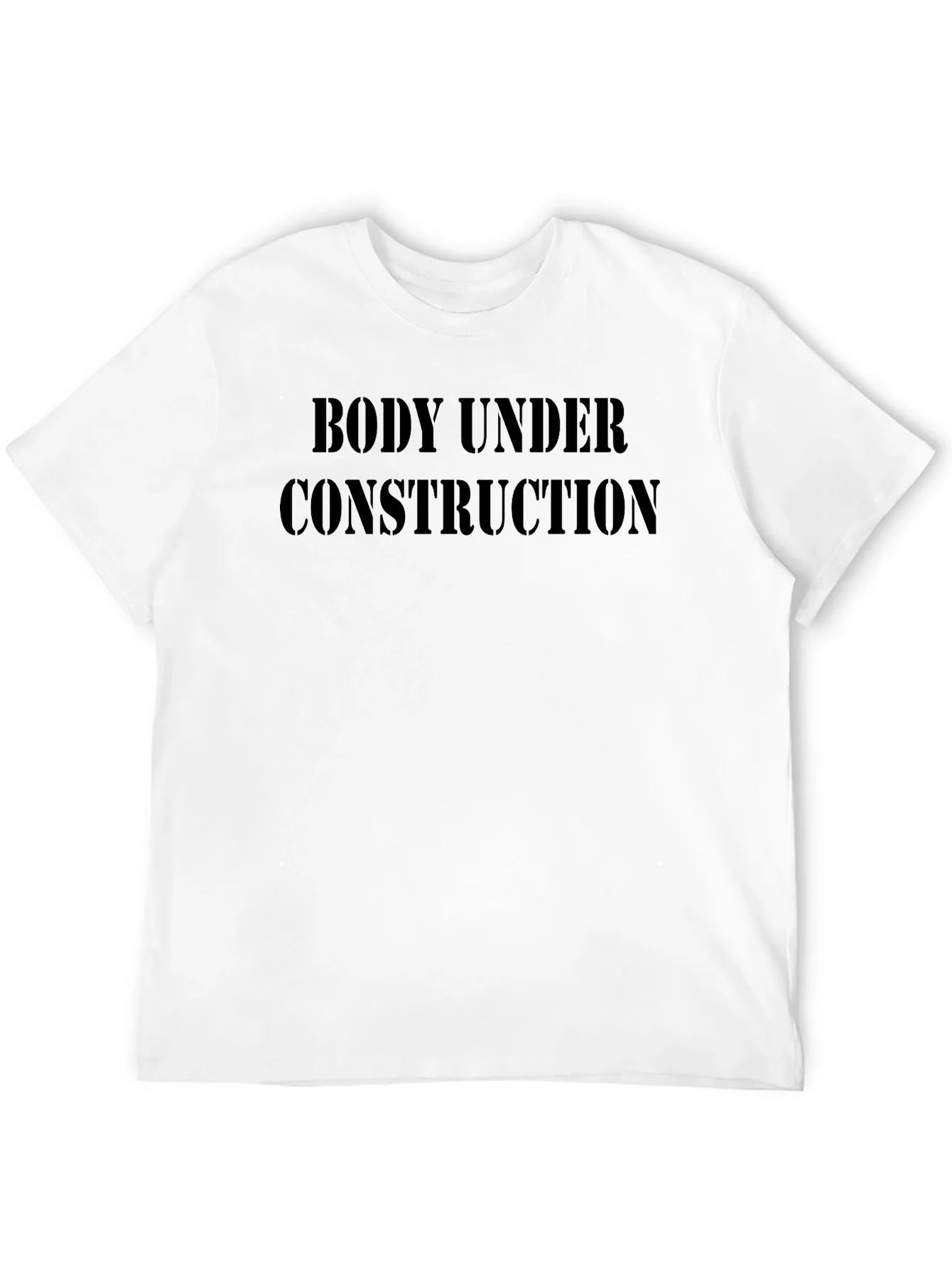 Body Under Construction Mens Black T-Shirt