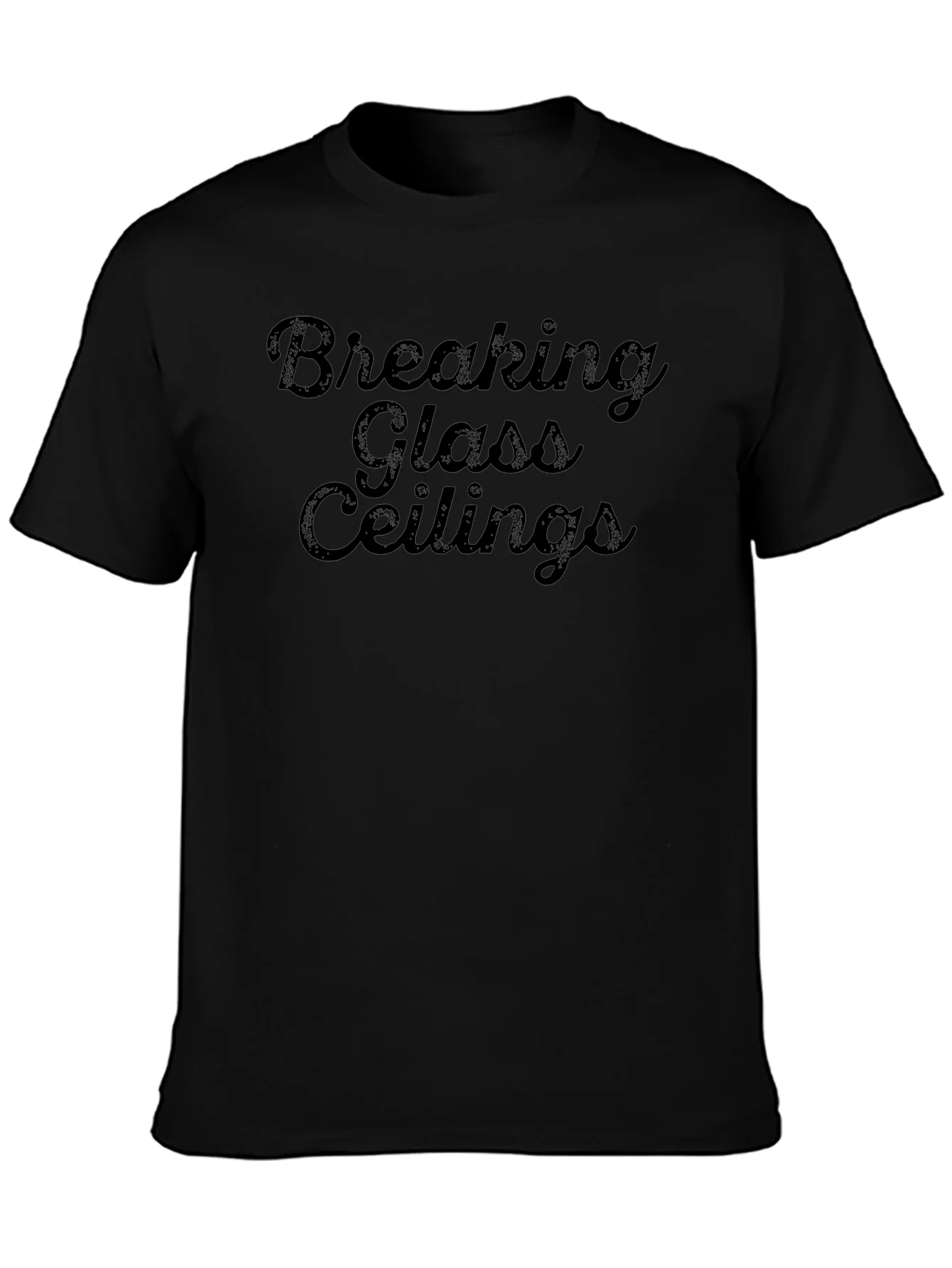 Breaking Glass Ceilings Graphic Tee - Black